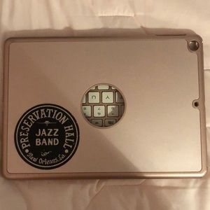 iPad 5th Gen Rose Gold Keyboard Case with Sticker